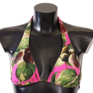 Dolce & Gabbana - Chic Floral Print Bikini Top