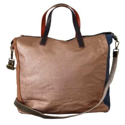 EBARRITO - Multicolor Leather Shoulder Tote Bag