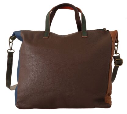 EBARRITO - Multicolor Leather Shoulder Tote Bag