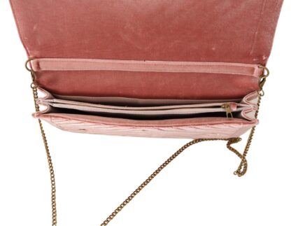 Twinset - Elegant Crystal Embellished Leather Crossbody