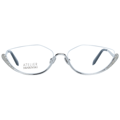 Atelier Swarovski - Sleek Silver Cat Eye Designer Frames