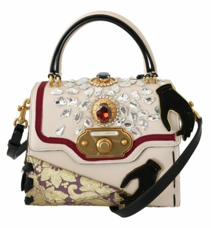 Dolce & Gabbana - Multicolor Elegance Shoulder Bag with Gold Details