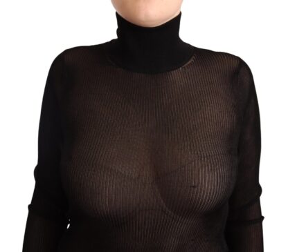 Dolce & Gabbana - Elegant Black Turtleneck Sweater