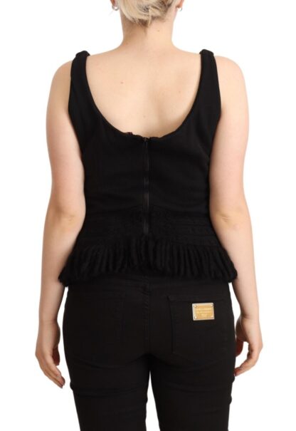 Ermanno Scervino - Chic Sleeveless Designer Tank Top in Black