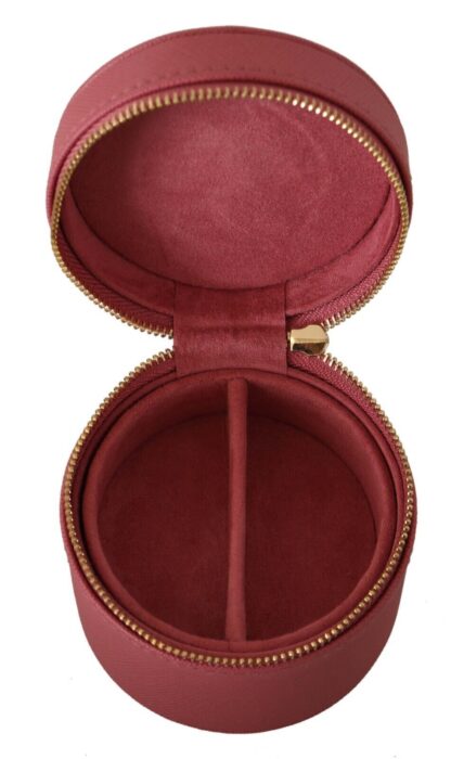 Michael Kors - Elegant Pink Leather Round Wallet