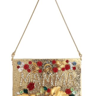 Dolce & Gabbana - Elegant Evening Clutch With Crystals and Chain