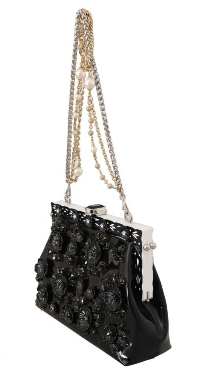 Dolce & Gabbana - Elegant Evening Clutch With Crystals and Chain