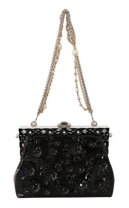 Dolce & Gabbana - Elegant Evening Clutch With Crystals and Chain