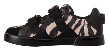 Dolce & Gabbana - Zebra Suede Low Top Fashion Sneakers