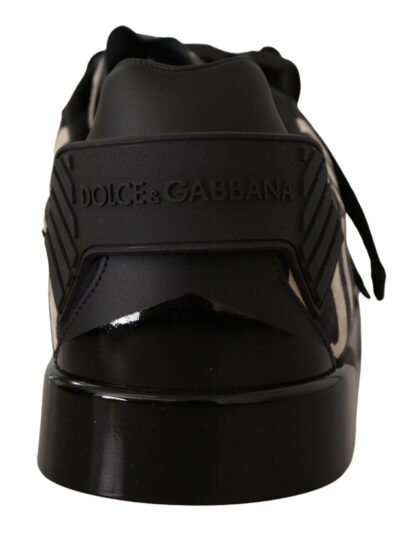 Dolce & Gabbana - Zebra Suede Low Top Fashion Sneakers