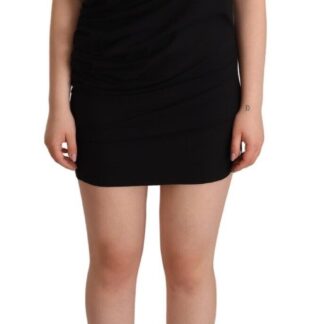 Roberto Cavalli - Elegant Black Sweetheart Sheath Dress