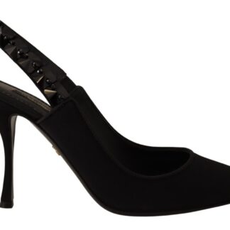 Dolce & Gabbana - Glamorous Suede T-Strap Pumps with Embellishment