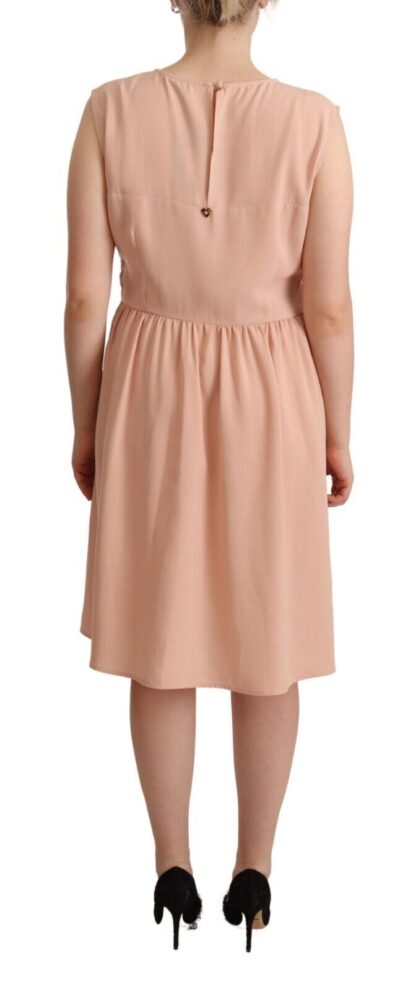 Twinset - Elegant Beige Sleeveless Shift Dress