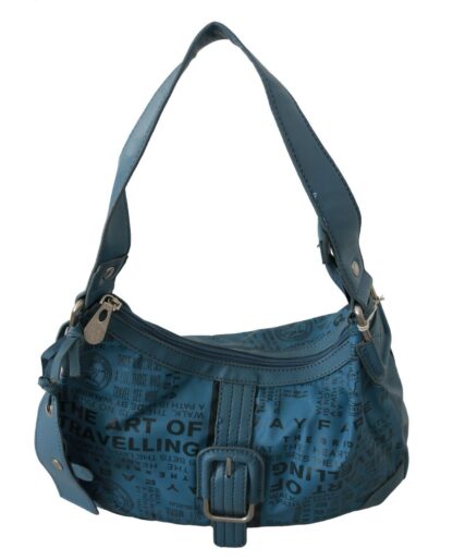 WAYFARER - Chic Blue Fabric Shoulder Bag - Perfect for Everyday Elegance