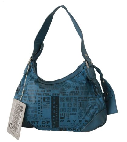 WAYFARER - Chic Blue Fabric Shoulder Bag - Perfect for Everyday Elegance