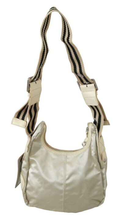 WAYFARER - Chic White Fabric Shoulder Bag - Perfect for Any Occasion