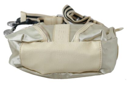 WAYFARER - Chic White Fabric Shoulder Bag - Perfect for Any Occasion