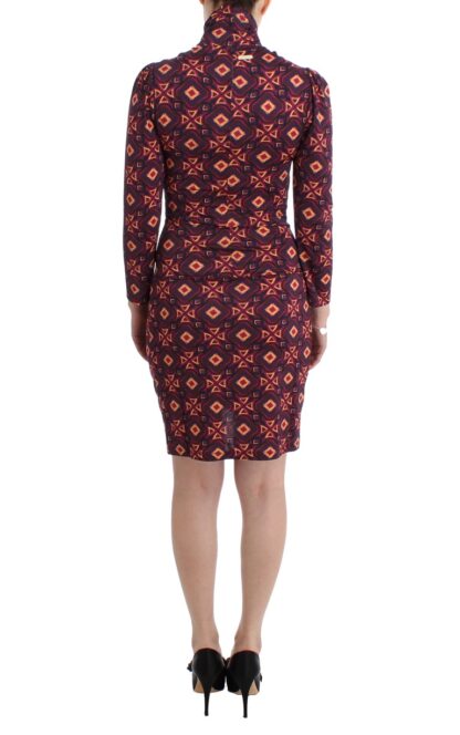 GF Ferre - Multicolor Turtleneck Chic Dress