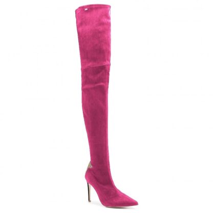 Elisabetta Franchi - Fuchsia Calfskin Women Boot