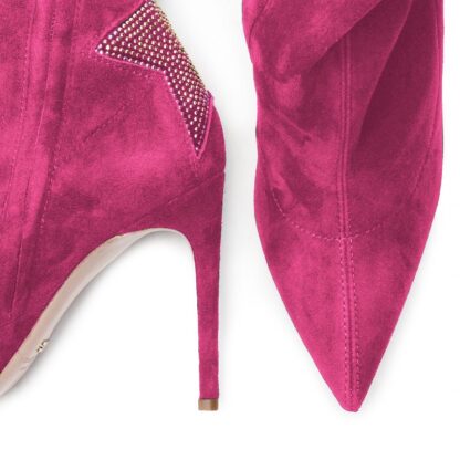 Elisabetta Franchi - Fuchsia Calfskin Women Boot