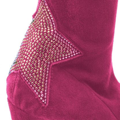 Elisabetta Franchi - Fuchsia Calfskin Women Boot