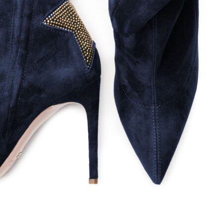 Elisabetta Franchi - Blue Calfskin Women Boot