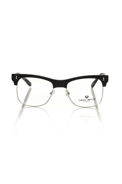 Frankie Morello - Black Acetate Unisex Eyeglass Frame