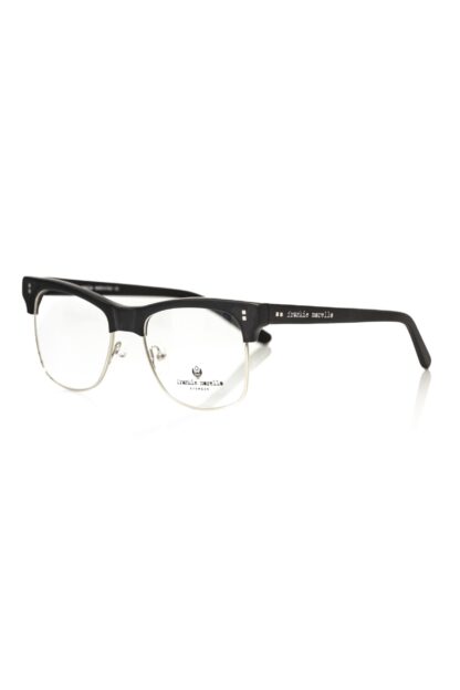 Frankie Morello - Black Acetate Unisex Eyeglass Frame