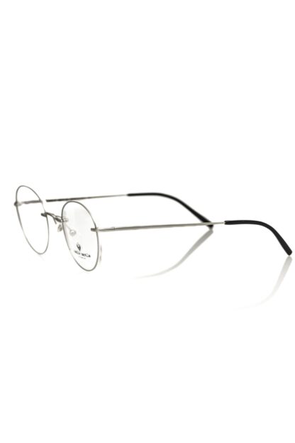 Frankie Morello - "Silver Metallic Unisex Eyeglass Frame"