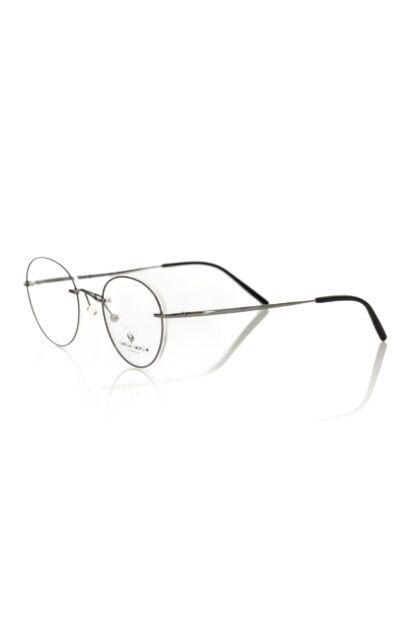 Frankie Morello - Gray Metallic Unisex Eyeglass Frame