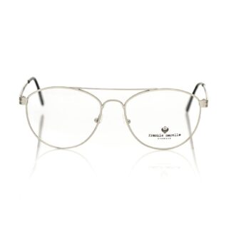 Frankie Morello - Gray Metallic Unisex Eyeglass Frame