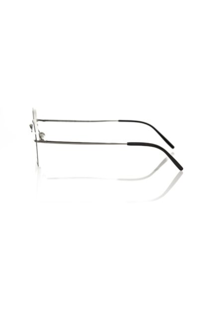 Frankie Morello - Gray Metallic Unisex Eyeglass Frame