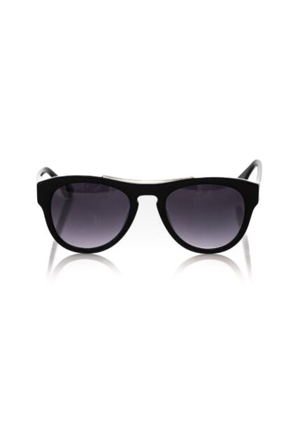 Frankie Morello - Black Acetate Men Sunglass