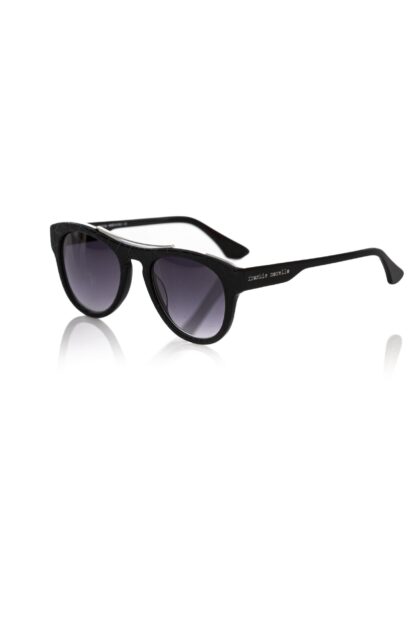 Frankie Morello - Black Acetate Men Sunglass