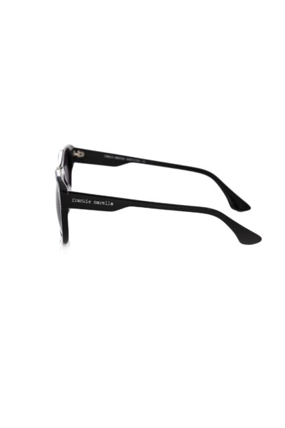 Frankie Morello - Black Acetate Men Sunglass