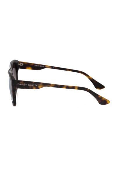 Frankie Morello - Brown Acetate Men Sunglass