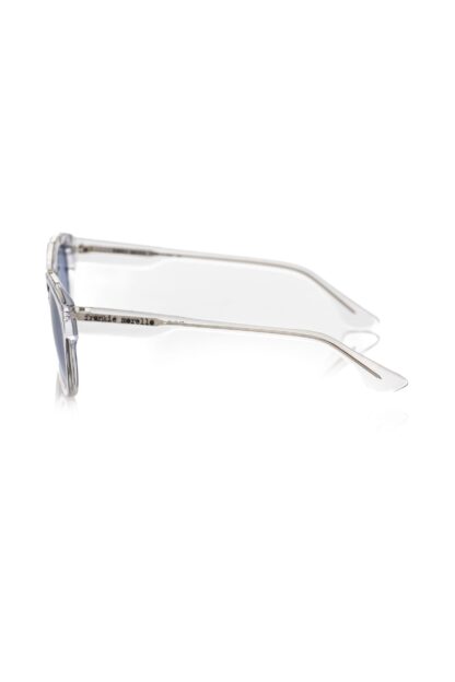 Frankie Morello - White Acetate Men Sunglass