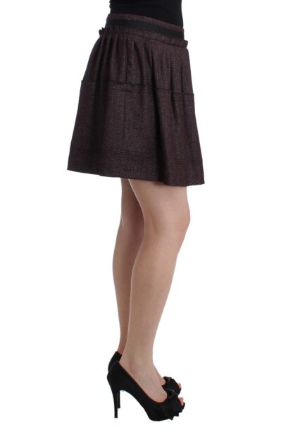 GF Ferre - Chic Purple Mini Skirt for Elegant Evenings