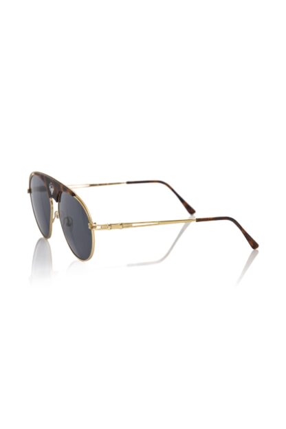 Frankie Morello - Brown Metallic Sunglass for Men