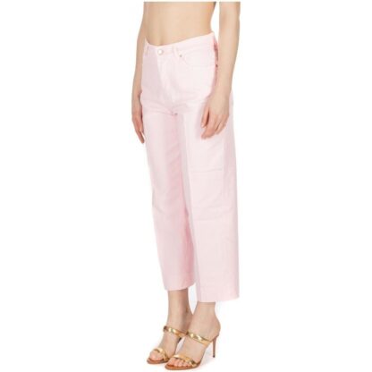 Don The Fuller - Pink Cotton Women Jeans