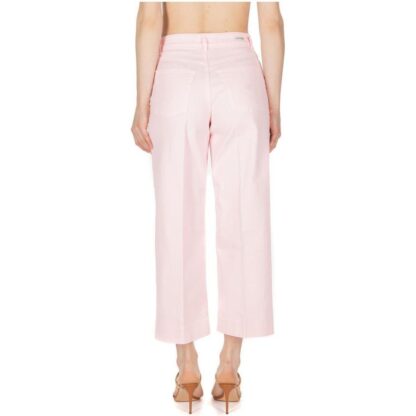 Don The Fuller - Pink Cotton Women Jeans