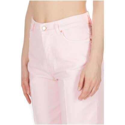 Don The Fuller - Pink Cotton Women Jeans