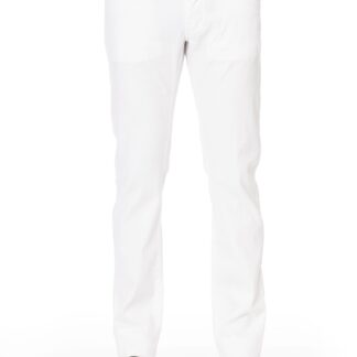 Jacob Cohen - Chic White Pony Skin Label Jeans