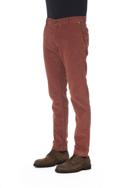 Jacob Cohen - Burgundy Cotton Men Jeans