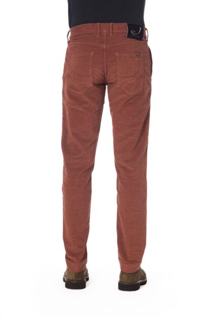 Jacob Cohen - Burgundy Cotton Men Jeans