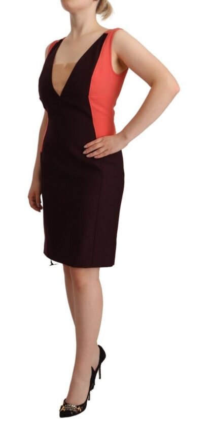 CO|TE - Multicolor V-Neck Sleeveless Sheath Dress