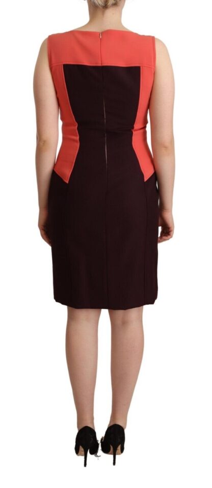 CO|TE - Multicolor V-Neck Sleeveless Sheath Dress