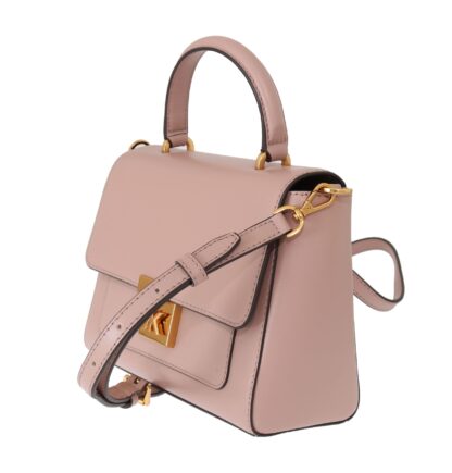 Michael Kors - Elegant Pink Leather Mindy Shoulder Bag