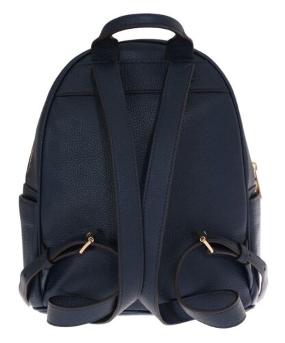 Michael Kors - Elegant Leather ABBEY Backpack in Navy Blue