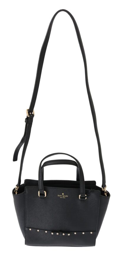 Kate Spade - Elegant Black Leather Small Hadlee Shoulder Bag